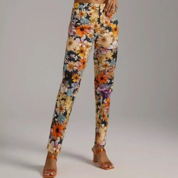 Maeve Pants - Anthropologie x Moxy (exclusively for Maeve) Floral Pants